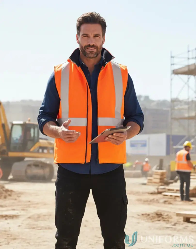 Paramount Air (EMB) reversible safety vest with scotchlite reflective tapes