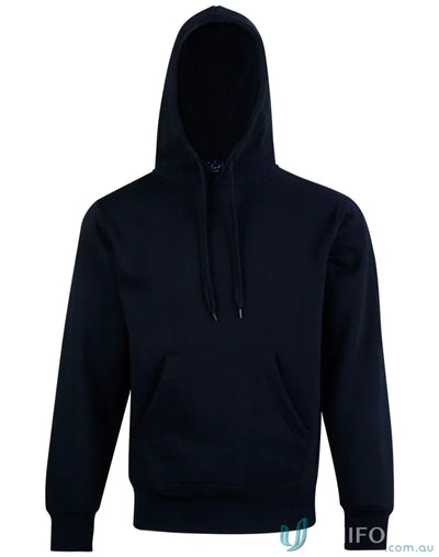 Navy blue Passion Fleece Hoodie with hood lining, part of FL09 Spirit Unisex line