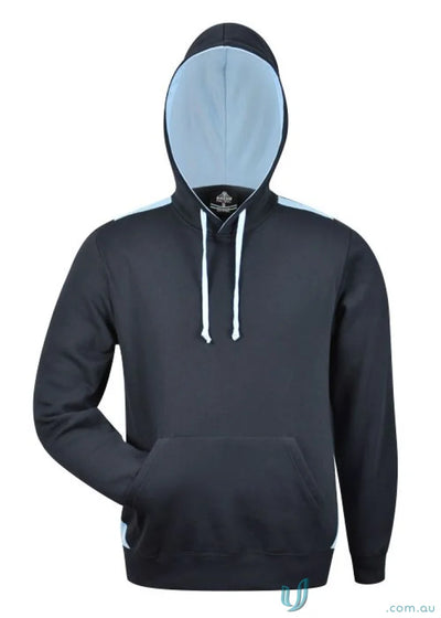 Black and light blue Paterson Hoodie perfect for uniforms or workwear style casuals