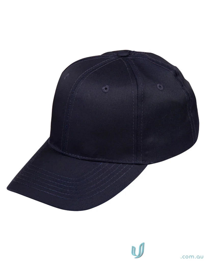 Navy blue Polycotton Twill Cap from Spirit Polycotton Twill collection