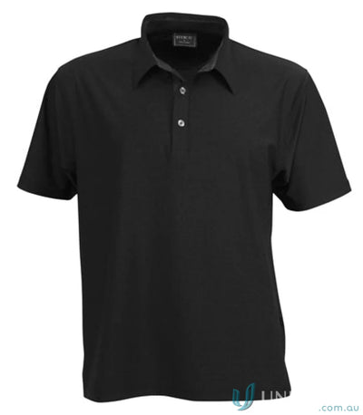 Stencil 1059 Premium Argent Polo in Black