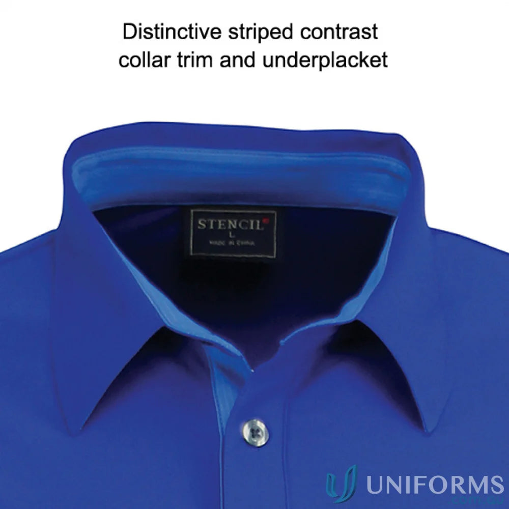 Stencil 1059 Premium Argent Polo in Red