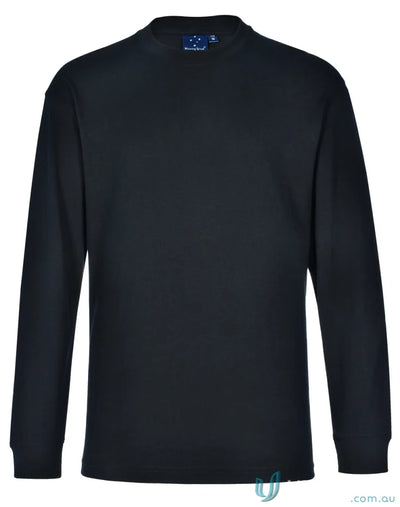 Navy long-sleeved TS02 London Long tee from Winning Spirit Crew, perfect for casual style