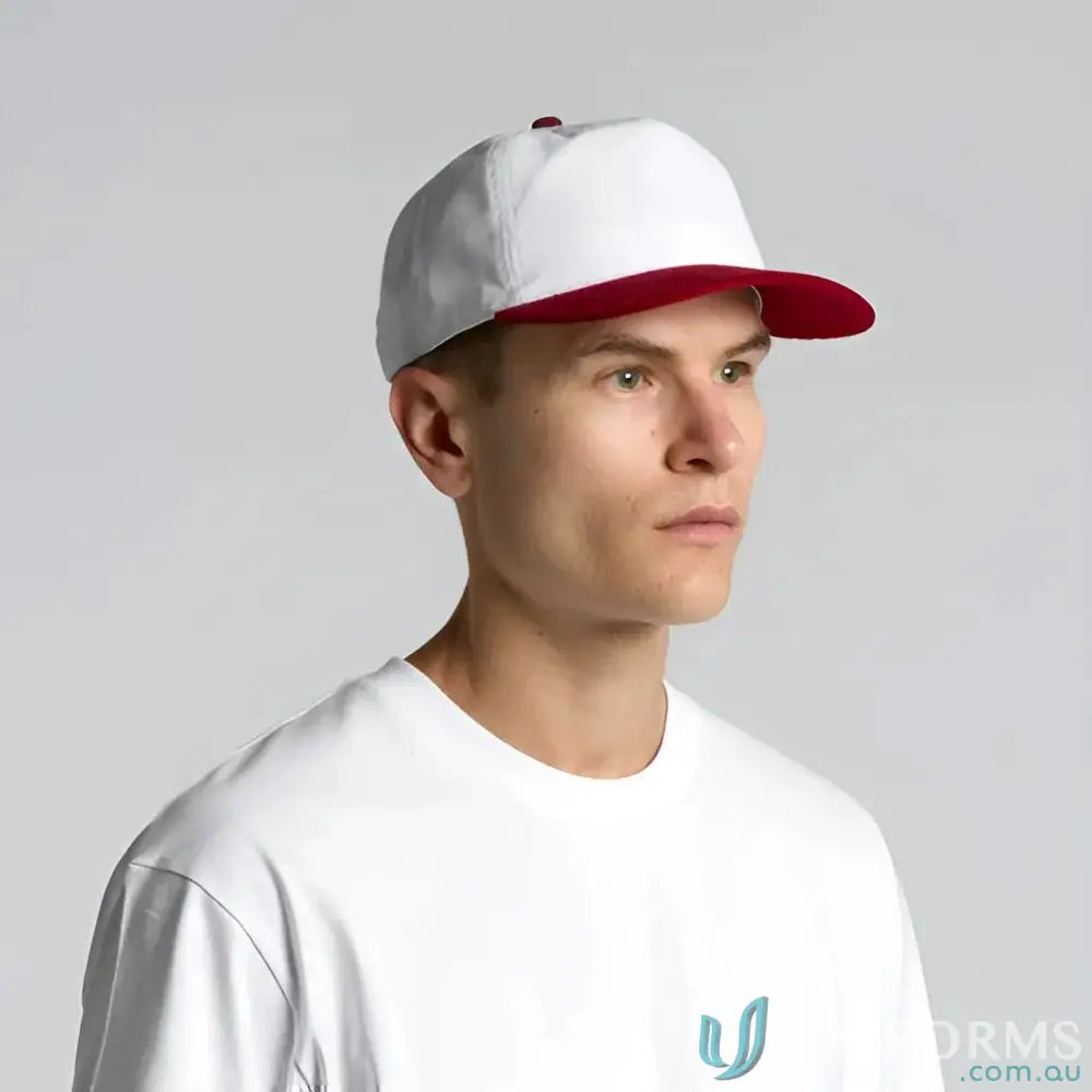 1159-WHT-BLK 1159-WHT-CRD Cord Unstructured Cap front product image
