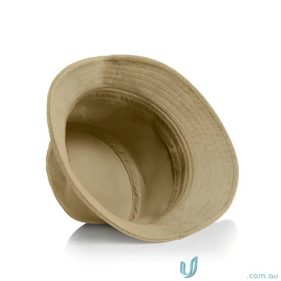 Cotton Terry bucket hat with reinforced stitching and smooth lining for uniforms