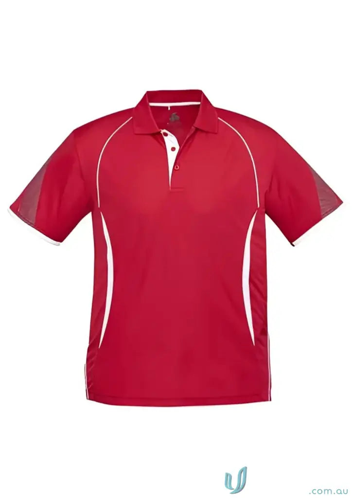 Biz Collection P405MS Biz Collection RazorPolo P405MS in Red/White