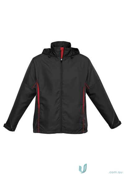 Black and red Razor Sports Jacket J408M from Biz Collection Unisex for a stylish unisex razor jacket feel