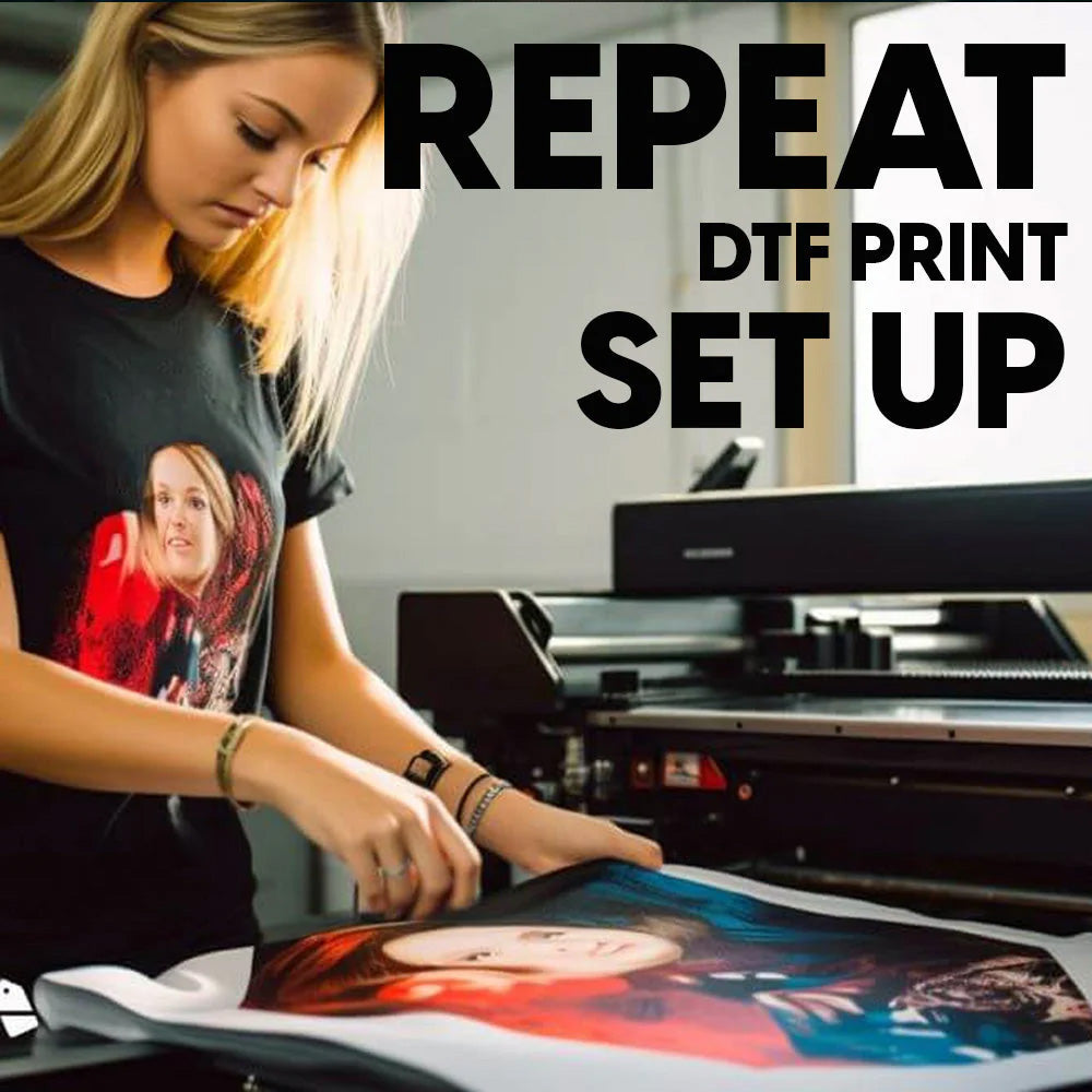 Black t-shirt with vibrant red and blue woman graphic, perfect for casual work uniforms or stylish workwear looks