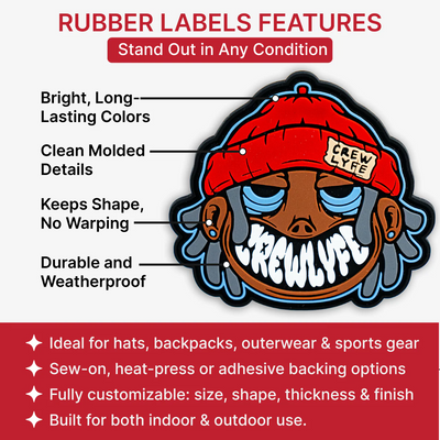 Sew-In Rubber Labels