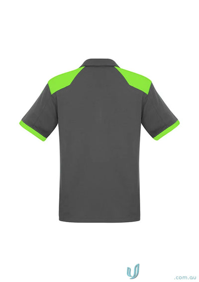 Gray and green Rival Polo shirt from the Business Collection, perfect for corporate teams