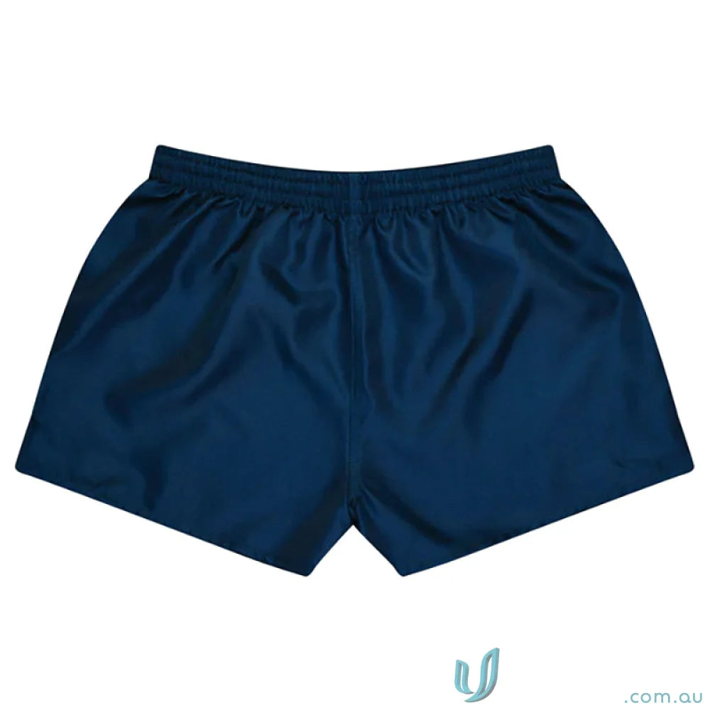 Navy Blue Rugby Kids Shorts for sports, uniforms, and casual workwear fun