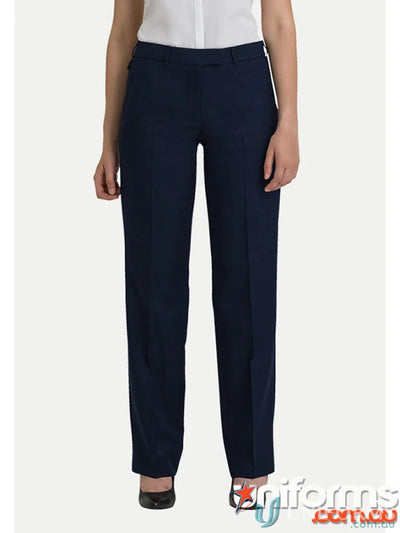Navy blue SAMANTHA Flexi Waist Pant from City Collection, comfy flexi waist pant style
