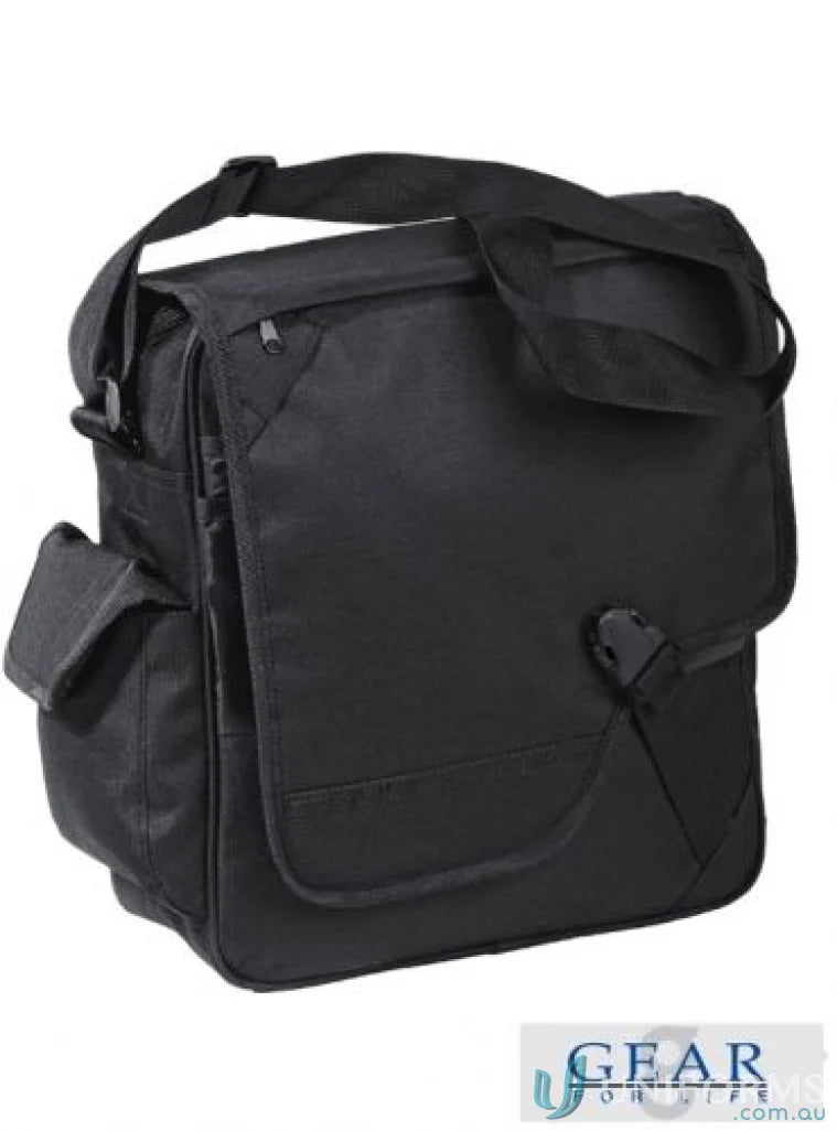 Gear For Life BSM Satellite Messenger Bag in Black front product image