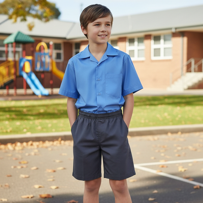 Bocini CK1304 School Shorts in Gray front product image