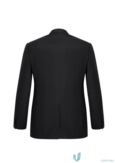 Men’s Siena black suit jacket with non-functional sleeve buttons and stylish design