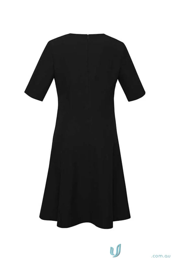 Black Siena Extended Short Sleeve Dress perfect for casual wear