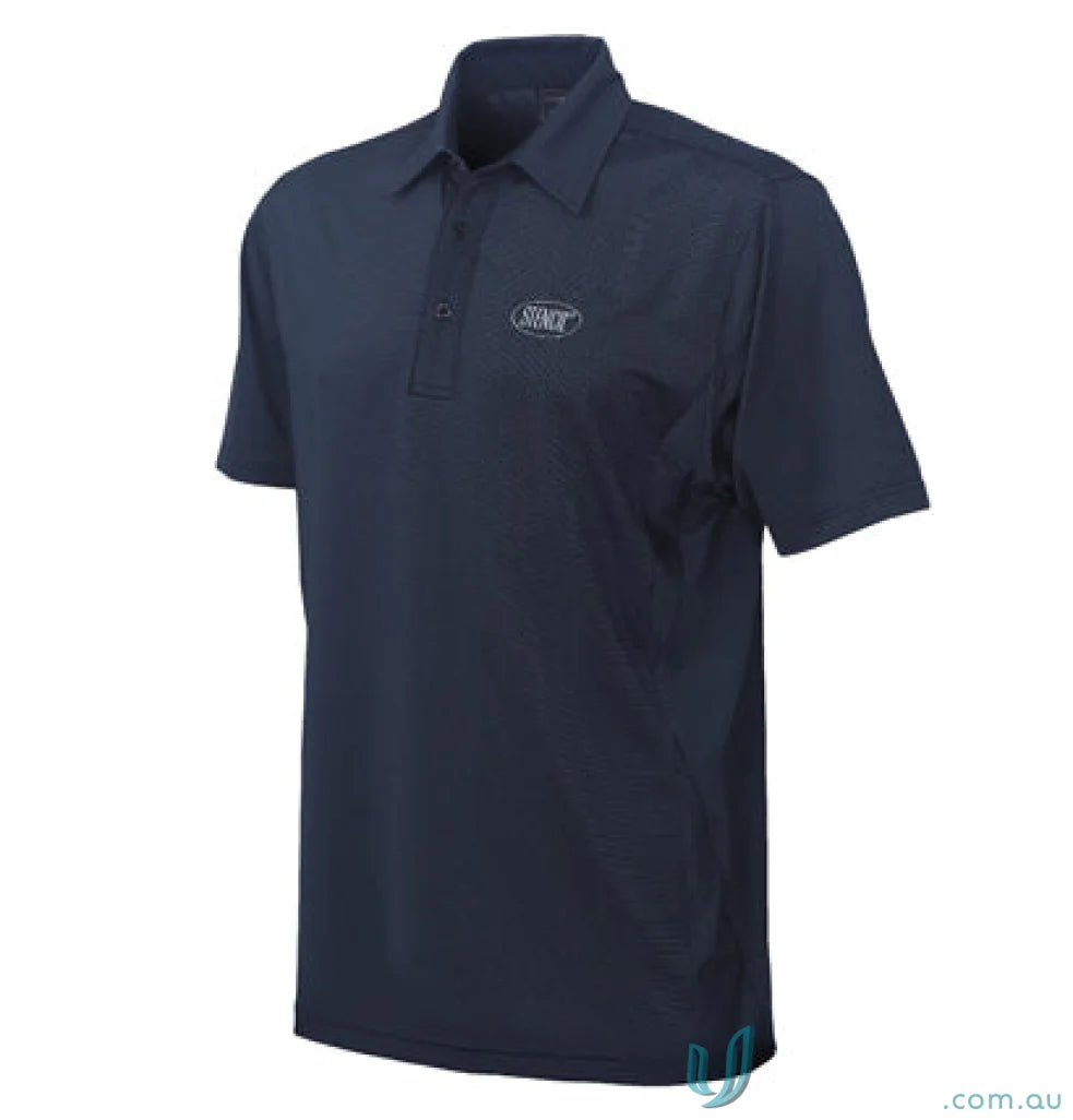 1058-PT 1058 Premium SilverTech Polo in Navy/Silver