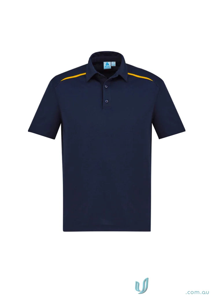 Navy blue Sonar Polo from collection Sonar Polo with gold shoulder accents, reliable uniforms