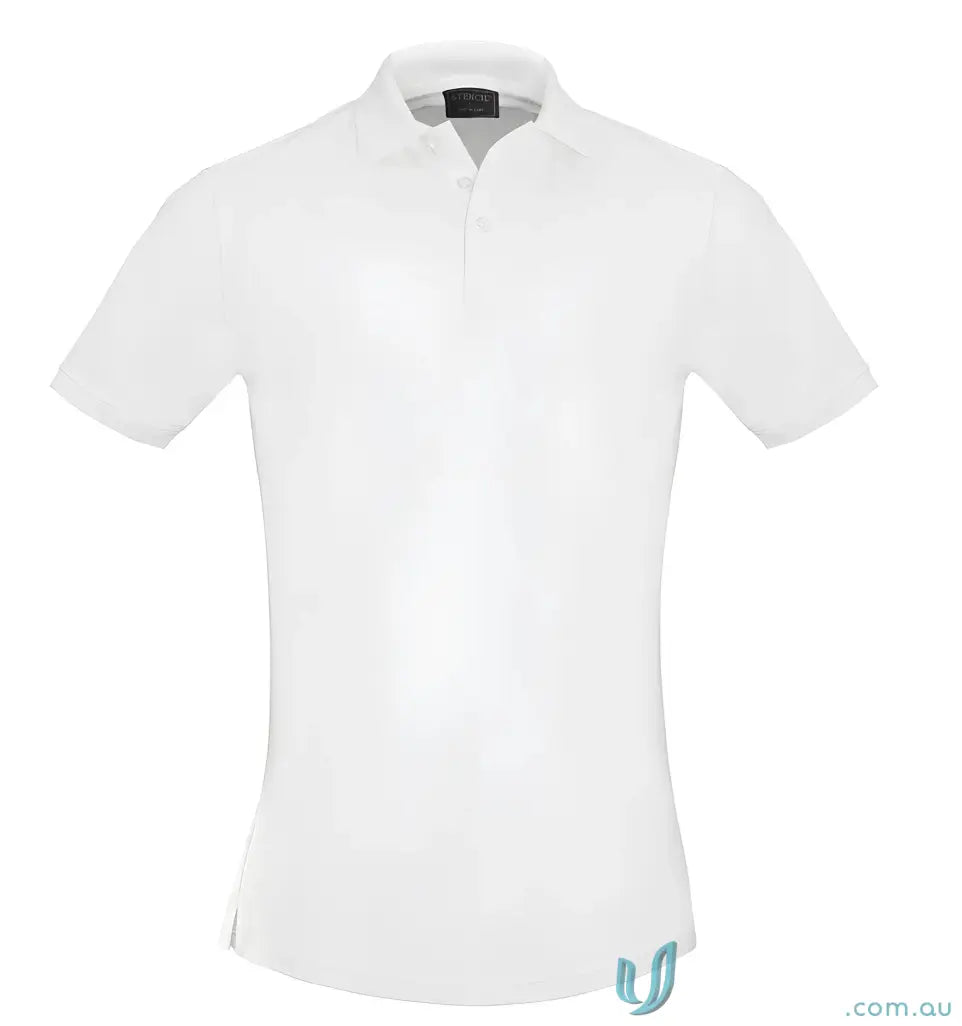 Stencil 1166 Sorona Ladies SS Polos in white