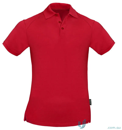 Stencil 1066 Sorona SS Polo in red