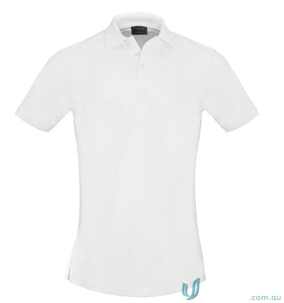 Stencil 1066 Sorona SS Polo in white