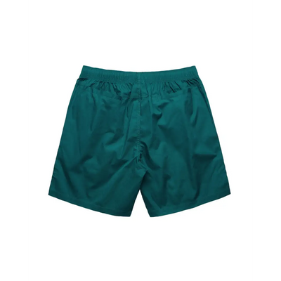 Teal lightweight sorrento beach shorts with elastic waistband ideal for comfortable workwear or casual work uniforms
