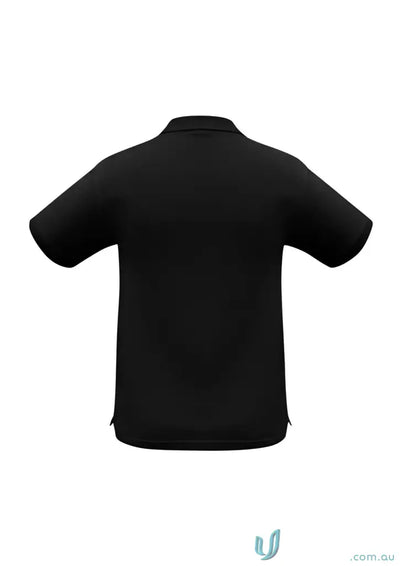 Mens neon short black polo shirt from Sorrento Polo Biz Collection Mens short sleeve polo