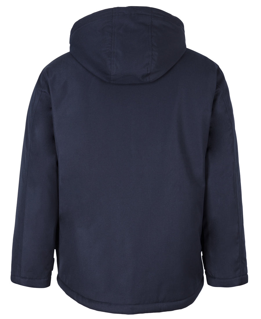 Southern Lands Jacket in dark navy blue with adjustable sleeve openings