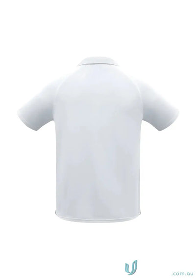 White polo shirt from the Sprint Polo collection, P300MS Mens Biz Cool style