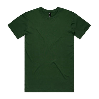 Dark green short-sleeved crew neck Planett Staple Tee ideal for comfortable workwear and work uniforms