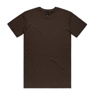 Planett staple tee dark brown short sleeve crew neck shirt with subtle texture perfect for workwear uniforms