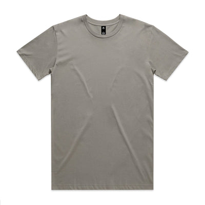 A minimalist gray cotton planett staple tee with crew neck and short sleeves perfect for workwear uniforms