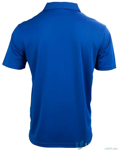 Blue polo shirt from PS83 Staten Polo with rapid cool contrast fabric for the Staten Rapid Cool Contrast Polo