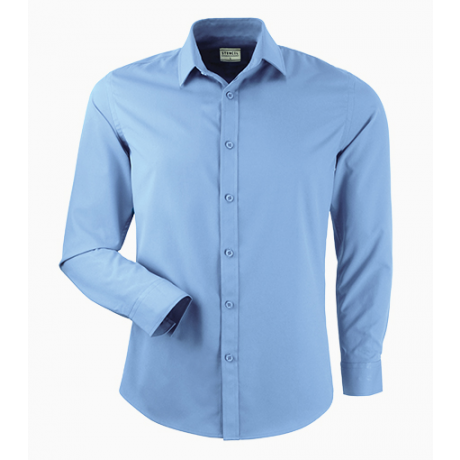 2061L shirt 2061L Stencil Men's Essential LongSleeve Shirt in Light Blue