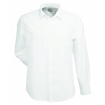 2061L shirt 2061L Stencil Men's Essential LongSleeve Shirt in White