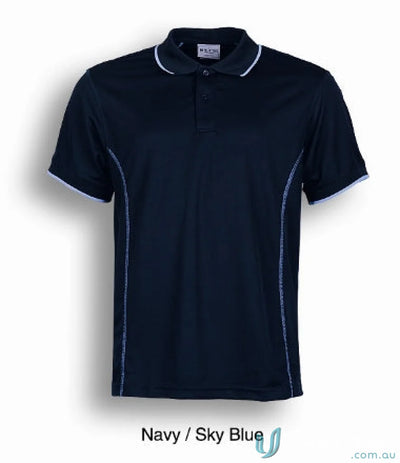 Bocini CP0910 Stitch Polo in Navy/Sky