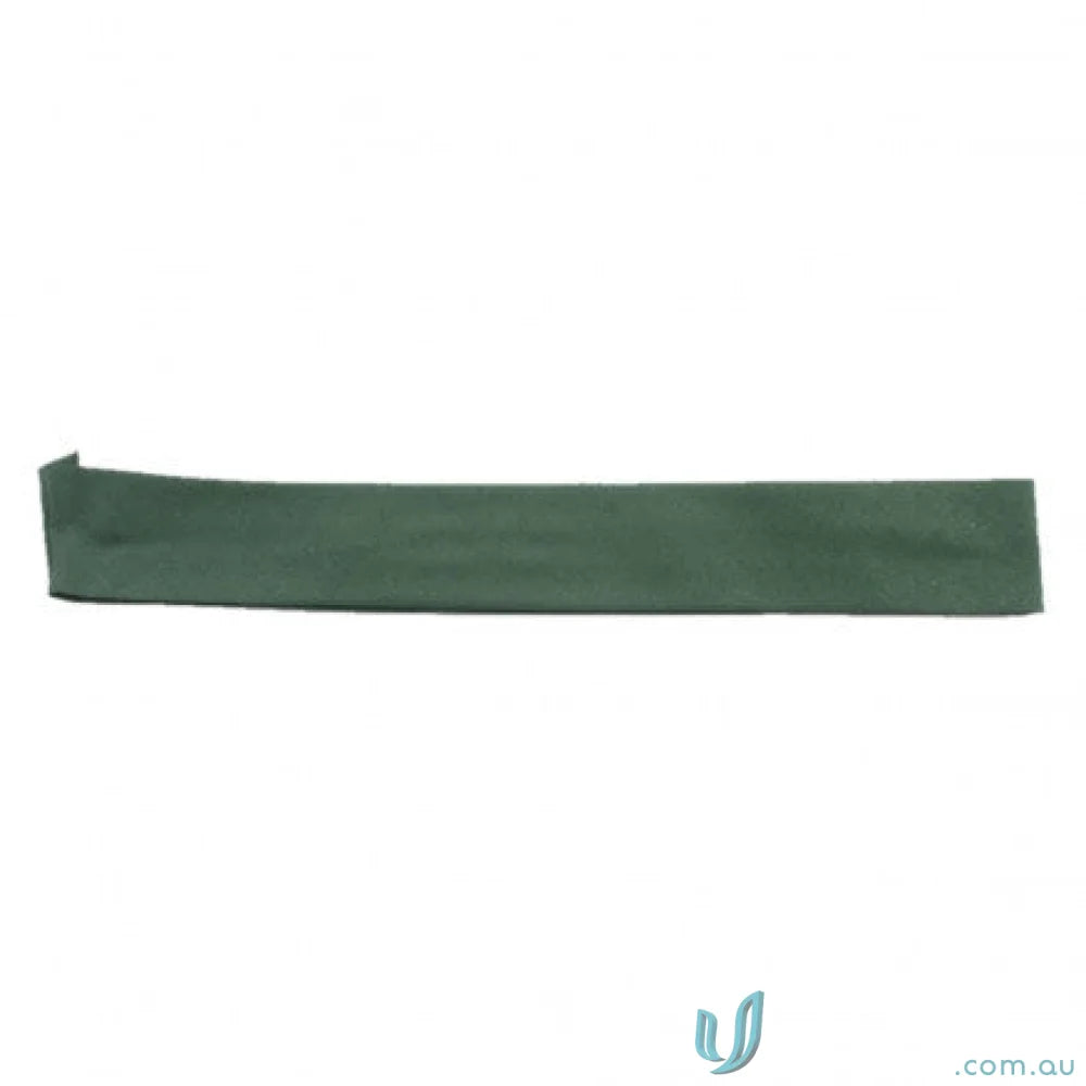 Green floral tape used as a stylish hat band for casual workwear and uniforms