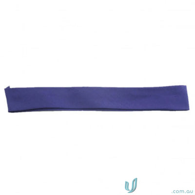 Purple elastic headband as a stylish hat band for uniforms and workwear accessories
