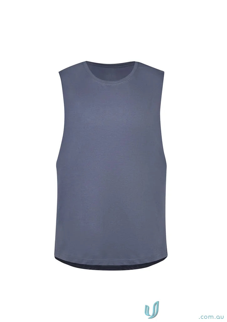 Mens Streetworx Sleeveless Tee with drop armholes, perfect for sleeveless workwear