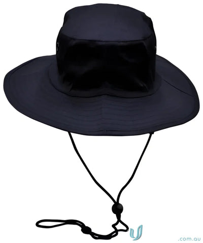 Navy H1035 Surf Hat with break-away strap and chin strap for sun protection