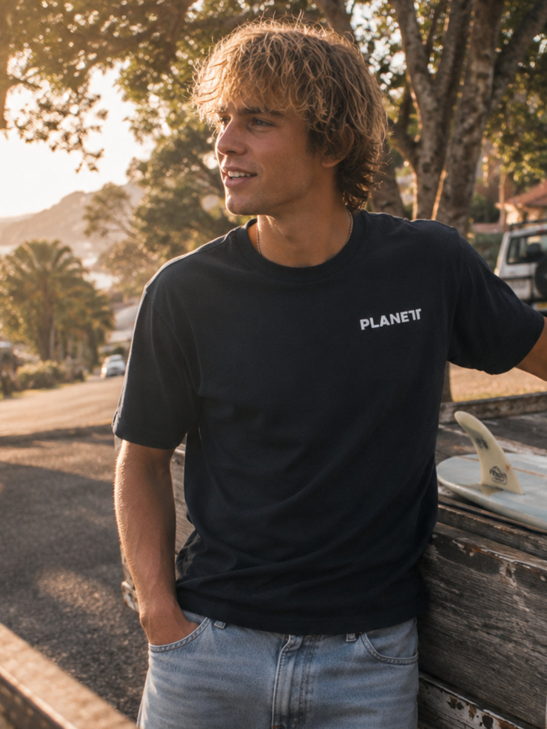 Bitumen Oversize Tee