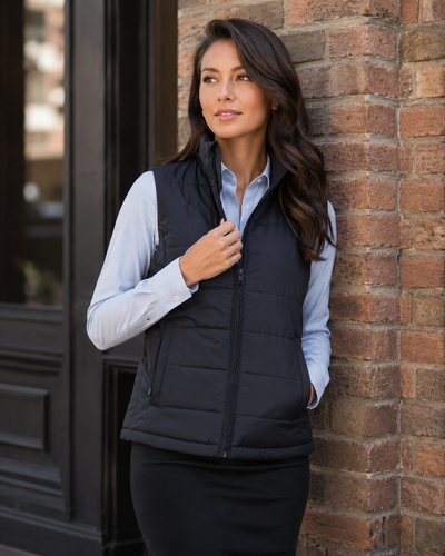 Ladies 3D Cut Sustainable Insulated Puffer Vest