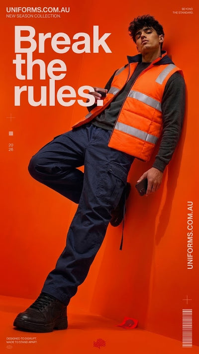 Safety Hooded Puffer Vest