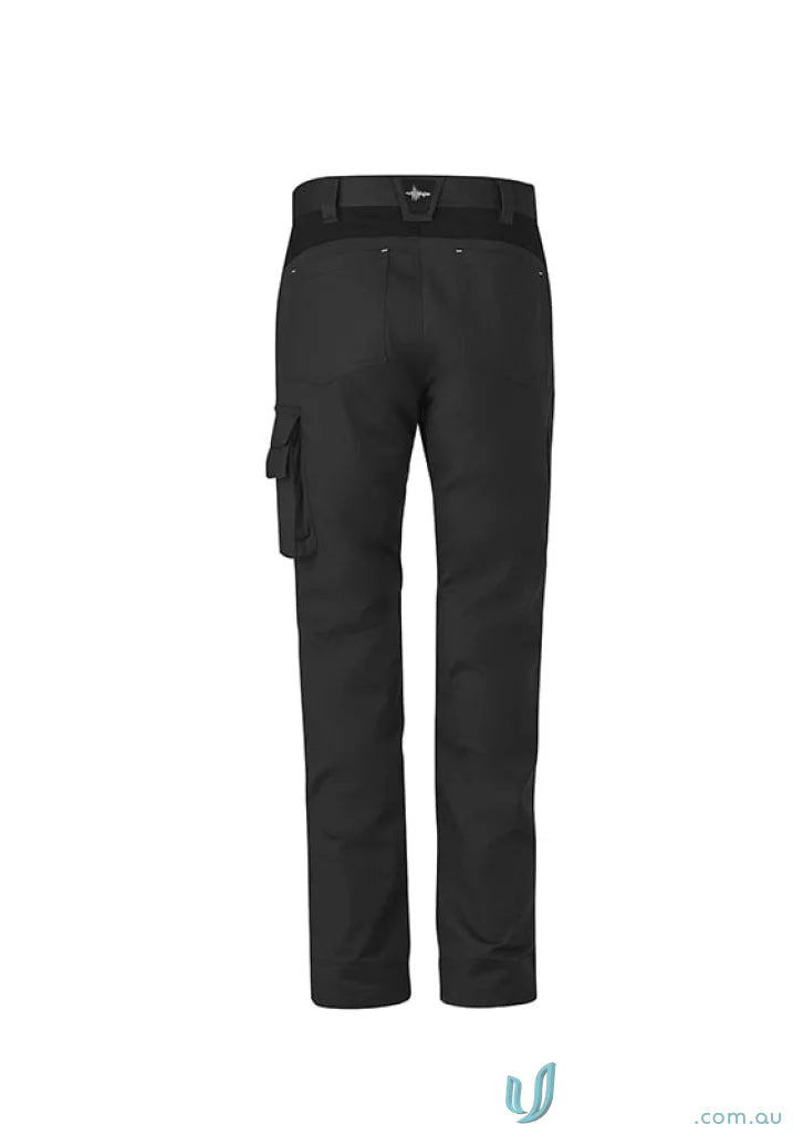 Black Syzmik Streetworx Tough Pant with cargo pocket, durability meets ultimate streetwear style