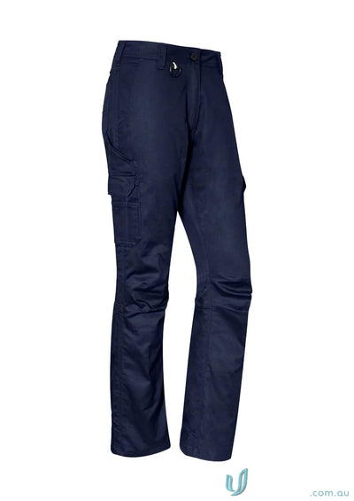 Navy blue Syzmik Women’s Rugged Cooling Cargo Pant ZP704 great for work and casual wear