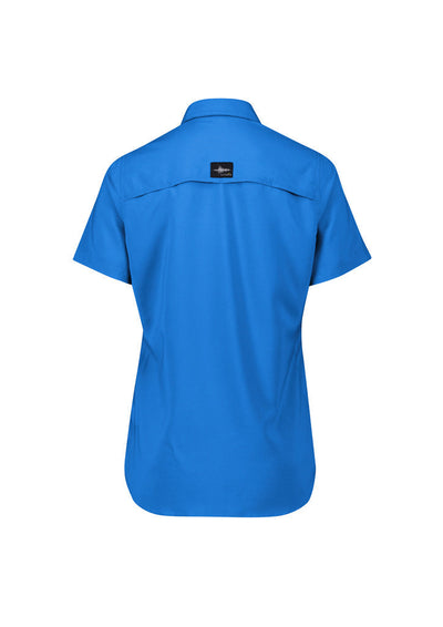 Syzmik Outdoor Ladies bright blue womens outdoor short sleeve shirt
