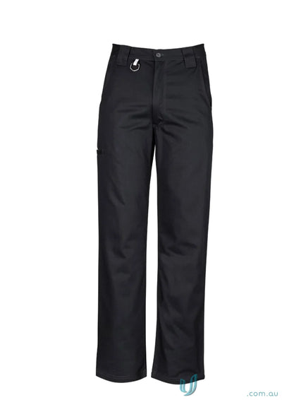 Black work pants from Syzmik Mens Plain Utility Pants zw002 with wide belt loops