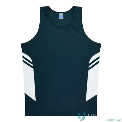 Tasman Ladies Singlet sleeveless athletic shirt made with breathable fabric for sportswear
