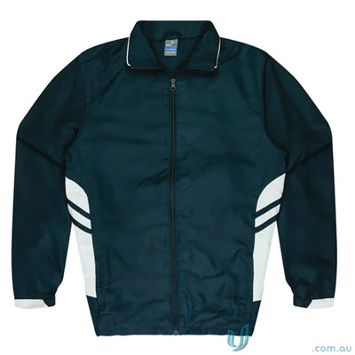 Navy and white Tasman Mens Tracktops perfect for uniforms or casual workwear