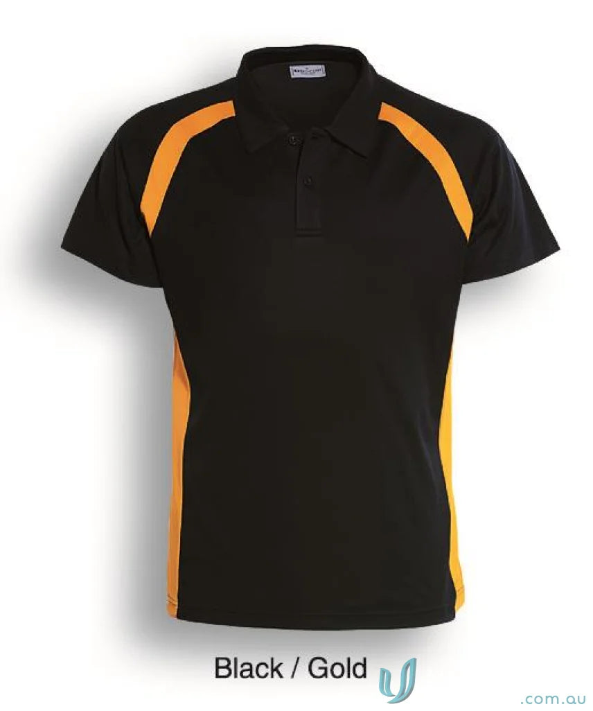 Bocini CP0919 Team Essentials Contrast Panel Polo